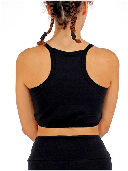 BAGHI Yoga Bustier GOTS organic black-petrol von BAGHI