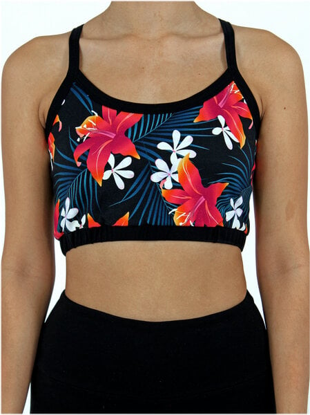 BAGHI Yoga Bustier tropical print GOTS organic von BAGHI