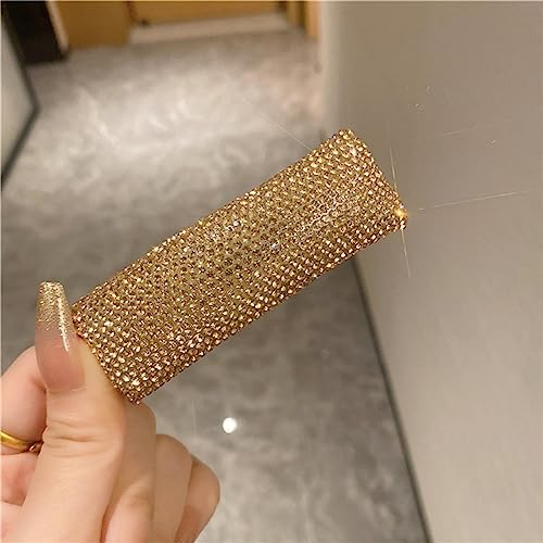 Krokodilklemme, Kopfschmuck, Haarklemme, Vintage, luxuriöse, glänzende Perlen-Haarspangen for Frauen, elegante Haar-Accessoires, Haarspangen, modische Haar-Accessoires 3 (Color : 3, Size : Rozmiar u von BAGLEV