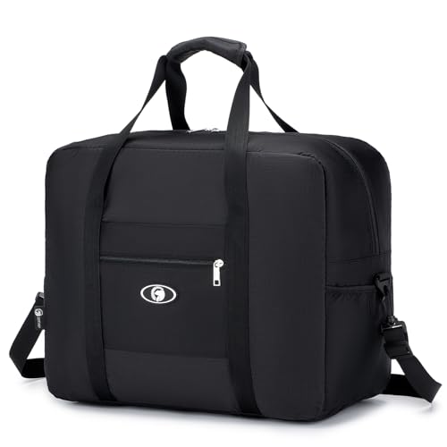 BAGROUPS Faltbare Tasche für Flugzeug Reisetasche Damen & Heren EasyJet Handgepäck 45x36x20, Weekendertasche Krankenhaustasche Sporttasche von BAGROUPS