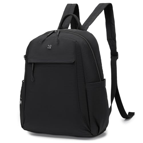 BAGROUPS Handgepäck Rucksack 40x30x15cm British Airways Wasserdicht Reiserucksack Handgepäck 14 Zoll Laptop Tagesrucksäcke 20L Anti Diebstahl Tasche Travel Backpack für Urlaub Damen Herren Schwarz von BAGROUPS