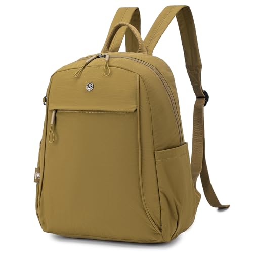 BAGROUPS Handgepäck Rucksack 40x30x15cm British Airways Wasserdicht Reiserucksack Handgepäck 14 Zoll Laptop Tagesrucksäcke 20L Anti Diebstahl Tasche Travel Backpack für Urlaub Damen Herren Gelb von BAGROUPS