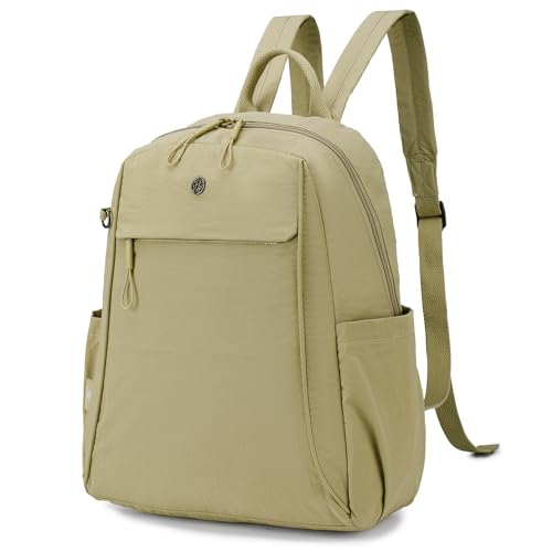 BAGROUPS Handgepäck Rucksack 40x30x15cm British Airways Wasserdicht Reiserucksack Handgepäck 14 Zoll Laptop Tagesrucksäcke 20L Anti Diebstahl Tasche Travel Backpack für Urlaub Damen Herren Khaki von BAGROUPS
