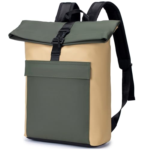 BAGROUPS Rolltop Backpack mit Laptopfach Uni für Damen und Herren EasyJet Flugzeug Handgepäck, 17,3 Zoll Laptoptasche Schule, Reisen und Business Rucksäcke BAGROUPS Rolltop Backpack mit Laptopfach Uni für Damen und Herren EasyJet Flugzeug Handgepäck, 17,3 Zoll Laptoptasche Schule, Reisen und Business Rucksäcke von BAGROUPS