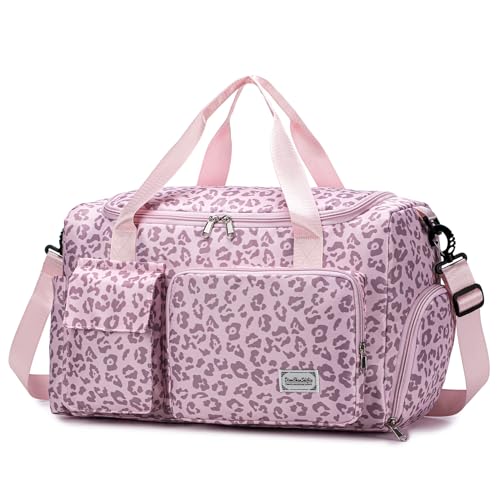 BAGROUPS Ryanair Handgepäck 40x20x25 Reiserucksack Handgepäck Flugzeug Reiserucksack Handgepäck Wasserdichtes Nylon Weekendertasche Duffel Bag Krankenhaustasche Sporttasche Damen Heren (Rosa) von BAGROUPS
