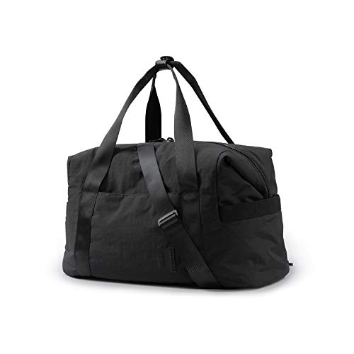 BAGSMART Damen Reisetasche Handgepäck Tasche, Sporttasche mit Schuhbeutel (Schwarz) von bagsmart