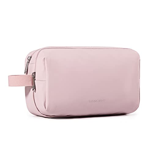 BAGSMART Kulturbeutel für Herren, Reise-Kulturbeutel, Dopp Kit, Wasserabweisender Rasierbeutel für Toilettenartikel, Zubehör (Rosa) von bagsmart