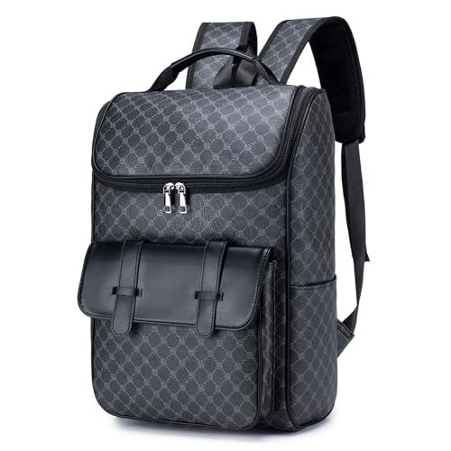 BAGZY Handgepäck Rucksack 40x30x20 Leder Wizzair, Handgepäck 40x30x20 Transavia Wasserdicht Tagesrucksäcke Herren 15, 6 Zoll Laptop Rucksack für Teenager Notebook College Tech Reisen von BAGZY