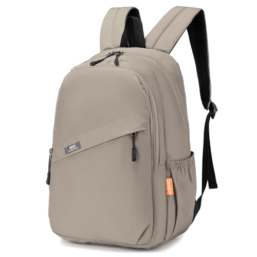 BAGZY Klein Reiserucksack 20L Rucksack Handgepäck Flugzeug 40x30x15cm British Airways Laptoptasche 14 Zoll Travel Backpack Hand Luggage Tasche für Reise Trekking Kabinen Daypack Herren Damen Khaki von BAGZY