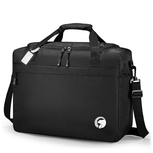 BAGZY Reisetasche Handgepäck 40x30x15cm British Airways Handgepäck Tasche für Flugzeug 20L Klein Faltbare Sporttasche Wasserdicht Weekender Travel Handtaschen Carry on Luggage für Herren Damen von BAGZY