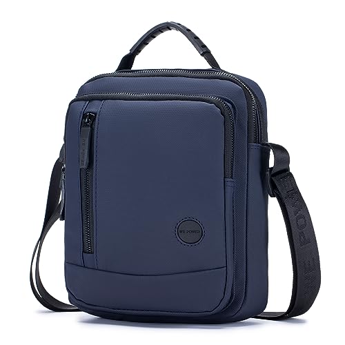 BAGZY Umhängetasche Herren Schultertasche Handtaschen Männer Nylon Tablet-Tasche Große Brustbeutel Herren Tasche Arbeitstasche für Büro/Hochschule/Reisen von BAGZY