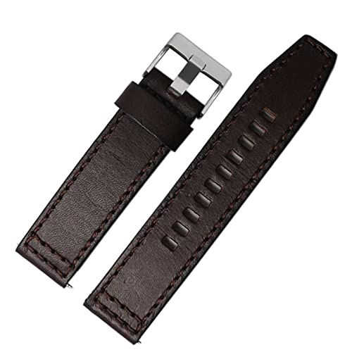 BAHDB Für Fossil JR1354 | 1487 | 1424 Watchband High Quality Retro Quick Release Echtes Leder Dieselband Schwarz Dunkelbraun 22 mm 24 mm 24 mm 24 mm, 24mm von BAHDB