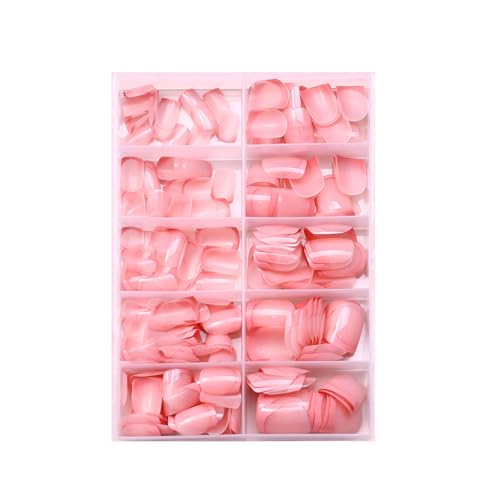 120 Stück Künstliche Nägel Aus Natürlichem Acryl Quadratisch Kurze Nägel Tipps Für Französische Nägel Tipps Zum Aufdrücken Der Nägel Für Frauen Und Mädchen von BAHJKASD
