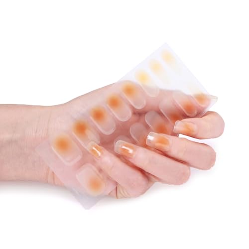 16 Teile/paket Nagel Wraps Frauen Nagellack Streifen Einfarbig Selbstklebende Fingernagel Aufkleber Nägel Acryl Nagel Streifen von BAHJKASD