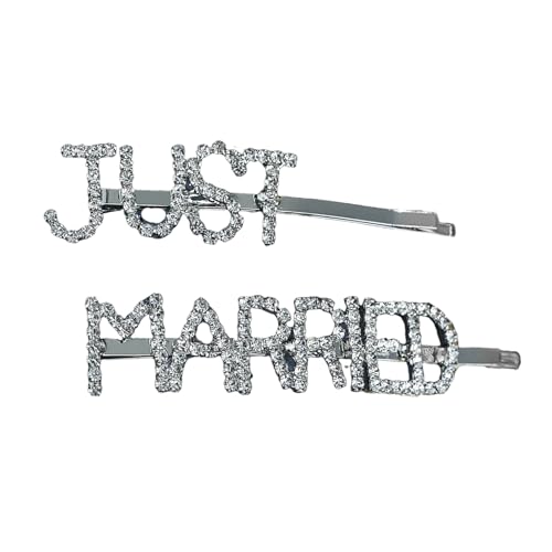 1Set Elegante Braut Haarspange Buchstaben Muster Haarspangen Hochzeit Haarnadel Für Hochzeit Und Besondere Anlässe von BAHJKASD