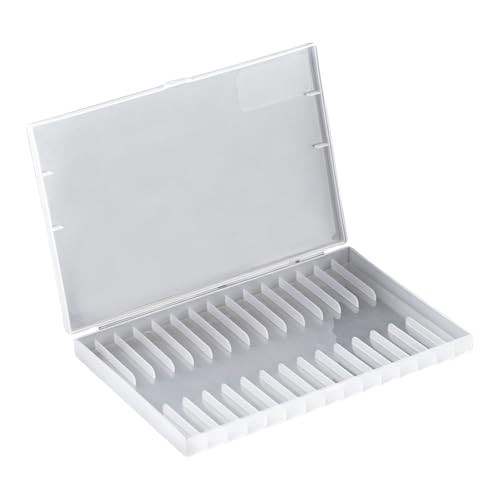 BAHJKASD Clear Fountain Pen Box 12 Slots Fountain Stiftspeicher Fall Wasserbeständig Für Student Office Desktop Organization von BAHJKASD