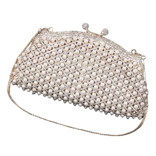 Elegante Abend Tasche Für Damen Mit Strasssteinen Und Perlen Für Formelle Veranstaltungen Und Partys Handtasche Mit Kettenriemen Elegante Abend Tasche Für Damen Mit Strasssteinen Und Perlen Für Formelle Veranstaltungen Und Partys Handtasche Mit Kettenriemen von BAHJKASD