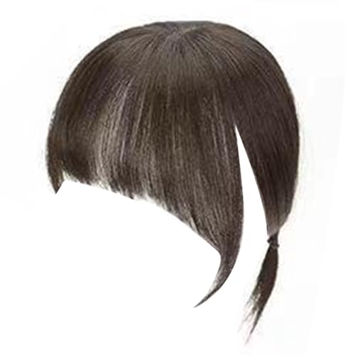 Frauen Perücken Synthetische Toupee Bangs Ersatz Fringe Hair Toupe Für Tägliche Tragen Schwarzer Fransen Haarstücke von BAHJKASD
