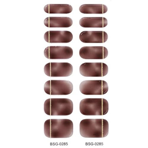 Halb Ausgehärtete Gel Nagelkunst Aufkleber Langlebig Für Nägel Wraps Nagelaufkleber Damen Und Damen Nagelkunst Dekorationen Maniküre Werkzeug von BAHJKASD