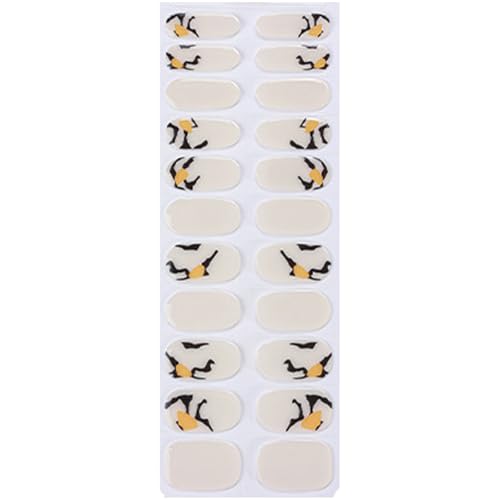 Halloween Nagelaufkleber Nagellackstreifen Maniküre Aufkleber Gele Nägel Wraps Halbgehärtete Gele Nagelstreifen Für Frauen von BAHJKASD