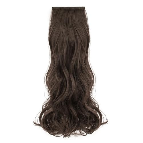 Leichte Synthetische Haarstückhaarperücken Für Weibliche Clips Auf Haarverlängerung Freizeit Frisur Natürliche Wellenperücken Für Frauen von BAHJKASD