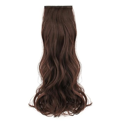 Leichte Synthetische Haarstückhaarperücken Für Weibliche Clips Auf Haarverlängerung Freizeit Frisur Natürliche Wellenperücken Für Frauen von BAHJKASD
