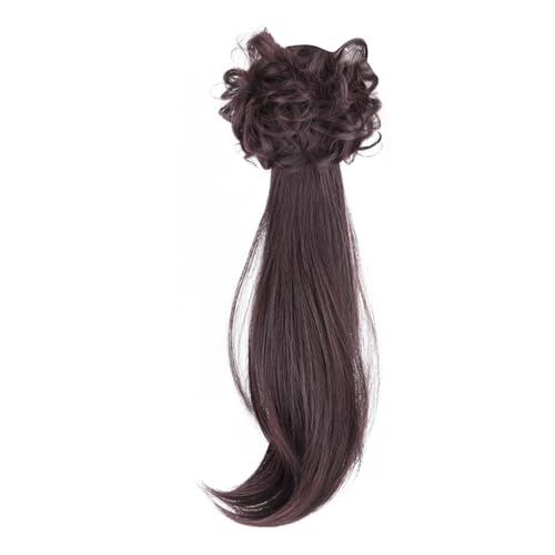 Lockige Pferdeschwanz Haarverlängerung Klaue Lockige Haarverlängerung Lockiges Haar Mädchen Lockiges Haarteil Elegante Foto Requisiten von BAHJKASD