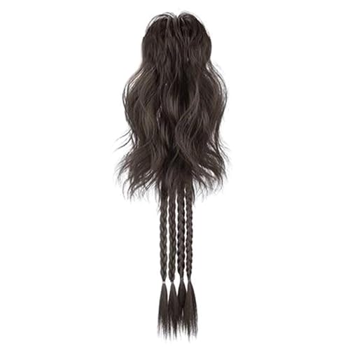 Mädchen Brunnen Ponytail Klaue Clip Boxen Zöpfe Haare Erweiterungen Frauen Dekorative Brunnen Pferdeschwanz Haarklaue Jaw Clip von BAHJKASD