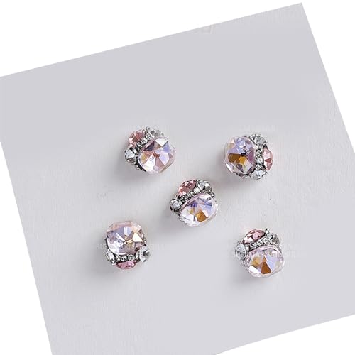Packung Mit 5 Nagel Strasssteinen 3D Kristall Nagel Edelsteine Nagel Klare Nägel Kunst Nagel Kunst Strasssteine Edelsteine ​​für Frauen von BAHJKASD
