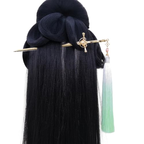 Stilvolle Quasten Haartäbige Origination Einzigartige Quasten Haarzubehör Haarstick Perfekt Für Traditionelle Feierlichkeiten von BAHJKASD