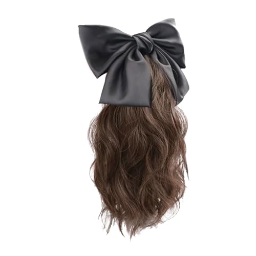 Synthetische Pferdeschwanz Haarverlängerungen ClawClip Natürliche Pferdeschwanz Haarspange Mit Schleife Pferdeschwanz Haar Für Frauen Synthetische Pferdeschwanz Haarverlängerungen ClawClip Natürliche Pferdeschwanz Haarspange Mit Schleife Pferdeschwanz Haar Für Frauen von BAHJKASD