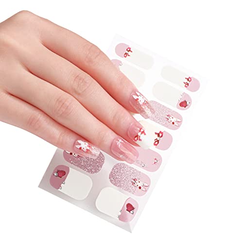 Volle Abdeckung Nagel Aufkleber Flocken Nagel Abziehbilder Selbstklebende Kreative Nagel Streifen Wraps Dekoration Maniküre Aufkleber von BAHJKASD