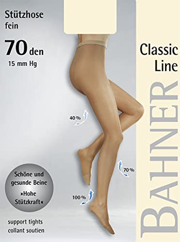 BAHNER Damen Stützhose 70, Gr. 40/42 (M), sand 017 von BAHNER