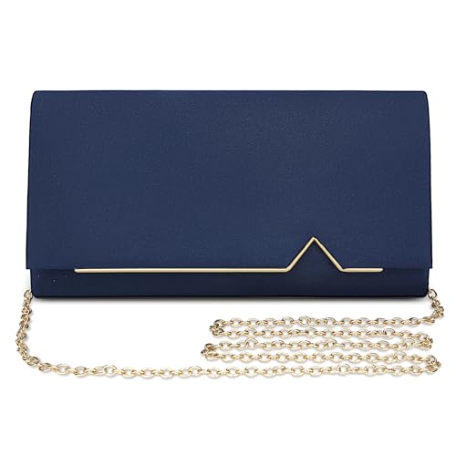 BAICLES Abendtasche Damen Clutch, Elegant Brauttasche, Handtasche Hochzeit, Damen Kettentasche, Mädchen klein Umhängetasche für Party Freizeit von BAICLES