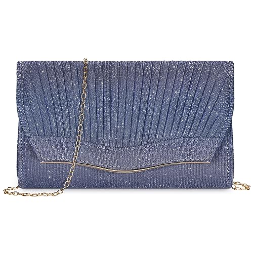 BAIGIO Clutch Tasche Damen Elegant Strass Abendtasche Handtasche Frauen Umh?ngetasche f¨¹r Hochzeit Party Cocktail von BAIGIO