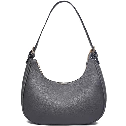 Kleine Tote Schultertaschen Geldbörsen für Frauen Retro Klassische Crossbody Taschen Niedliche Clutch Geldbörse und Handtasche, 0-4-dunkelgrau, Small von BAIKELI