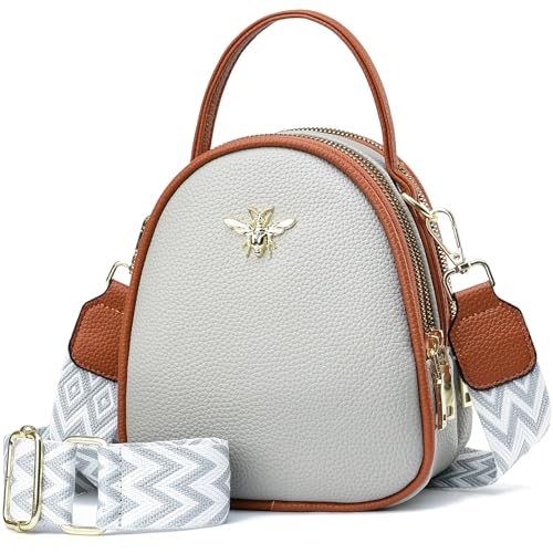 BAIKELI Leichte kleine Crossbody-Tasche, Umhängetasche für Damen, elegante Tasche für Handy und Geldbörse, Small von BAIKELI