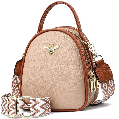 BAIKELI Leichte kleine Crossbody-Tasche, Umhängetasche für Damen, elegante Tasche für Handy und Geldbörse, Small von BAIKELI