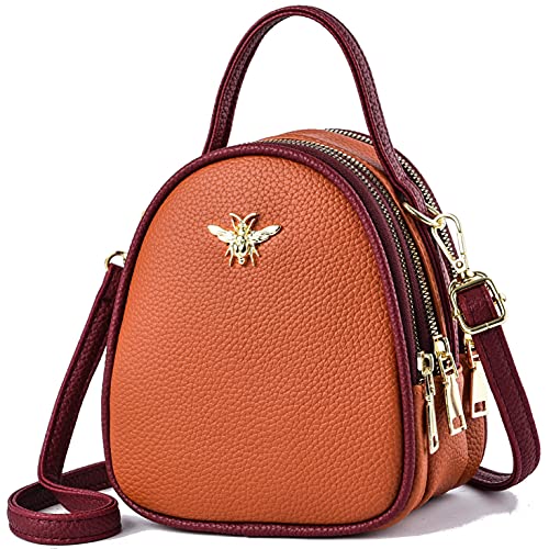 Leichte kleine Crossbody-Tasche, Umhängetasche für Damen, elegante Tasche für Handy und Geldbörse, Small von BAIKELI