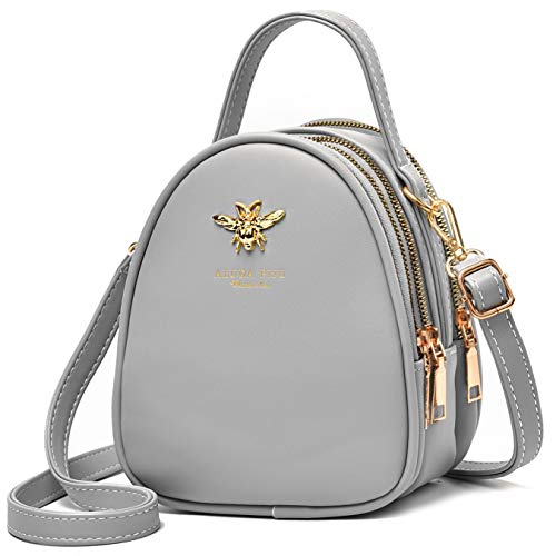 Leichte kleine Crossbody-Tasche, Umhängetasche für Damen, elegante Tasche für Handy und Geldbörse von BAIKELI