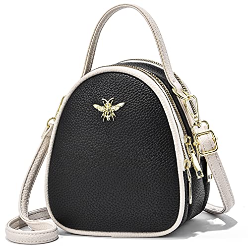 Leichte kleine Crossbody-Tasche, Umhängetasche für Damen, elegante Tasche für Handy und Geldbörse von BAIKELI