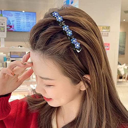 Haarschmuck Clips Pony halten Haarspangen Frauen Elegantes Set Accessoires Blume Zopf Stirnband Sweet Hair Haar Perlen Mode N4k0 von BAILIY