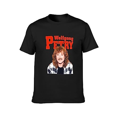 Wolfgang Petry T-Shirt Mens Black Unisex Tees XL von BAIQI