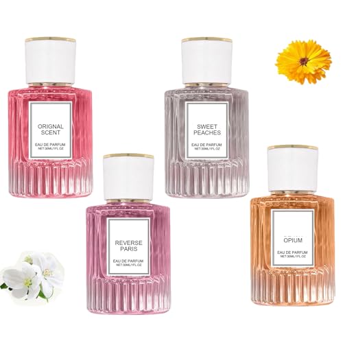 4 Stück Pheromone Parfum Woman, Pheromon Parfüm Frauen, Venom Pheromone Perfume Collection, Enhanced Scents Pheromon-Parfüm, Lang anhaltender Duft von BAInuai