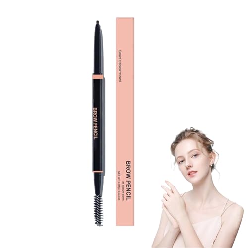 Augenbrauenstift, Augenbrauenstift Wasserfest, 2-in-1 Dual-Ended Microblading Augenbrauenstift, Wasserfester Augenbrauenstift, Wischfest Eyebrow Pencil Kann Leicht Natürliche Augenbrauenfarbe (1PC) von BAJIUK