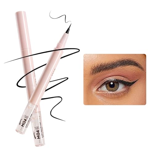 Augenbrauenstift Wasserfest, 2-in-1 Dual-Ended Microblading Augenbrauenstift,3D Natürlich Augenbrauenstift, Wischfest Eyebrow Pencil Kann Leicht Natürliche Augenbrauenfarbe (Black, 2G) von BAJIUK