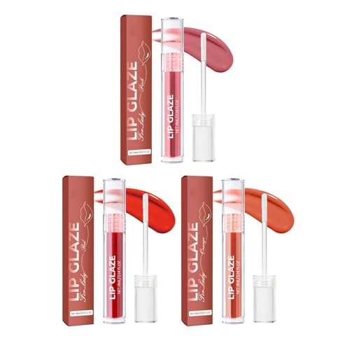 Haze Lip Blur Waterproof Liquid Lipstick, Matte Transfer-Proof Lip Tint, Lasting Super Stay Lip Stain-Little Things, Mirror Kiss High Shine Lippenstift, Makeup Set Gift For Women (1 Set, 4ML) von BAJIUK