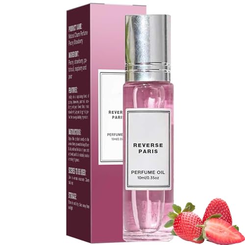 Pheromone Parfum Woman, Parfum set für Frauen, Roll-On Parfüm Damen, Mini Parfüm set, Blumen und Früchte Duft für Frauen (Pfingstrose Erdbeere) von BAJIUK