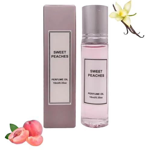 Pheromone Parfum Women,2024 New Pheromone Parfum,Pheromones Perfume for Women,Pheromone Scent Collection Pheromon Parfüm,Pheromone Parfüm Geschenk für Mädchen und Frauen (Pfirsich Vanille) von BAJIUK