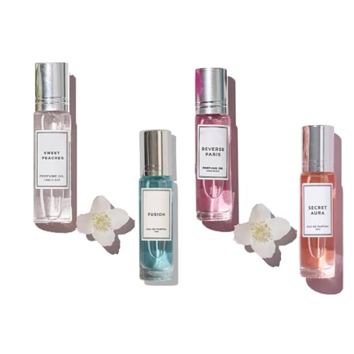 4 Stück Pheromone Perfume Women, 2025 Nue Enhanced Scents Pheromone Perfume, Eau De Parfum für Damen, Parfum Damen Set (Set 4) von BAJIUK